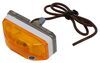 clearance lights rear side marker wesbar mini and trailer light - submersible white base amber lens