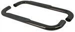 Westin Platinum Series Oval Nerf Bars - 4" - Black Powder Coated Steel                         