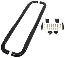 Westin Platinum Series Oval Nerf Bars - 4" - Black Powder Coated Steel                         