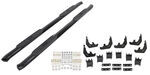 Westin PRO TRAXX Oval Nerf Bars - 4" - Black Powder Coated Steel