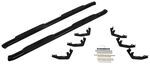 Westin PRO TRAXX Oval Nerf Bars - 4" - Black Powder Coated Steel
