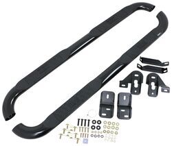 Westin Platinum Series Oval Nerf Bars - 4" - Black Powder Coated Steel                         