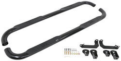 Westin Platinum Series Oval Nerf Bars - 4" - Black Powder Coated Steel                         