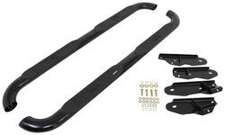 Westin Platinum Series Oval Nerf Bars - 4" - Black Powder Coated Steel                         