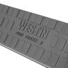 nerf bars steel westin pro traxx oval - 6 inch black powder coated