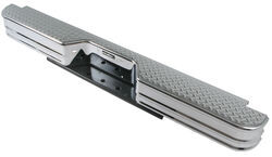 Westin Fey Diamondstep Rear Bumper with Custom Installation Kit - Chrome Plated Steel - 21000-92500