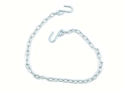 48" Long Safety Chain with 3/8" Hooks, 3,000 lbs.