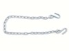 single chain standard chains laclede 48 inch long trailer safety w/ 7/16 hooks - 1 250 lbs weight capacity qty