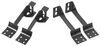 Westin Oval Nerf Bars w/ Custom Installation Kit - 4" Wide - Black Powder Coated Steel Cab Length 22-5035-1575