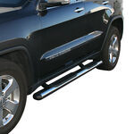 Westin Oval Nerf Bars w/ Custom Installation Kit - 4" Wide - Polished Stainless Steel          