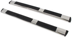 Westin Premier Oval Tube Steps w/ Custom Installation Kit - 6" Wide - Polished Stainless Steel 