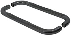 Westin E-Series Round Nerf Bars - 3" - Black Powder Coated Steel                               
