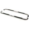nerf bars polished finish westin e-series round - 3 inch stainless steel