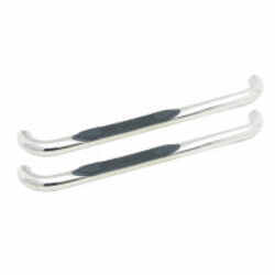 Westin E-Series Round Nerf Bars - 3" - Polished Stainless Steel                                