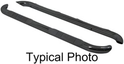 Westin E-Series Round Nerf Bars - 3" - Black Powder Coated Steel                               