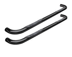 Westin E-Series Round Nerf Bars - 3" - Black Powder Coated Steel                               