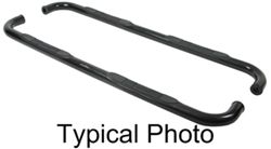 Westin E-Series Round Nerf Bars - 3" - Black Powder Coated Steel                               