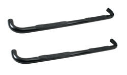 Westin E-Series Round Nerf Bars - 3" - Black Powder Coated Steel                               