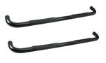 Westin E-Series Round Nerf Bars - 3" - Black Powder Coated Steel                               