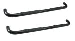 Westin E-Series Round Nerf Bars - 3" - Black Powder Coated Steel                               
