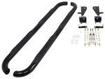 Westin E-Series Round Nerf Bars - 3" - Black Powder Coated Steel                               