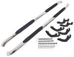 Westin E-Series Round Nerf Bars - 3" - Polished Stainless Steel                                