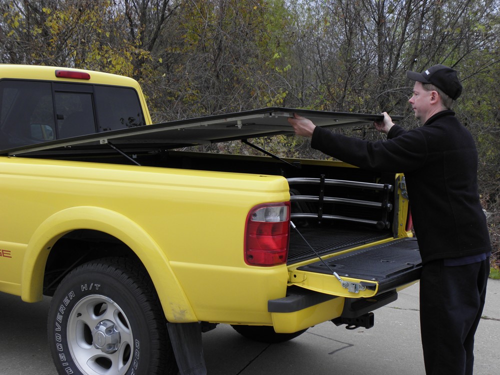 1968 Chevrolet El Camino Craftec Hatch Style Tonneau Cover Low Profile Black