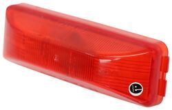 Peterson Clearance and Side Marker Trailer Light - Waterproof - Incandescent - Red Lens - 2637R