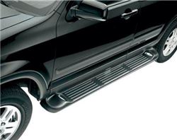 Westin Molded, Lighted Running Boards w/ Custom Installation Kit - 6" Wide - Black             