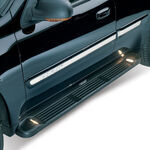 Westin Molded, Lighted Running Boards w/ Custom Installation Kit - 6" Wide - Black             