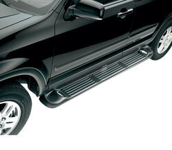 Westin Molded, Lighted Running Boards w/ Custom Installation Kit - 6" Wide - Black             
