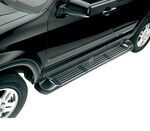 Westin Molded, Lighted Running Boards w/ Custom Installation Kit - 6" Wide - Black             