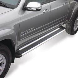 Westin Sure-Grip Running Boards w/ Custom Installation Kit - 6" Wide - Brushed Aluminum        