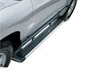 polished finish aluminum westin sure-grip running boards w/ custom installation kit - 6 inch wide brite anodized