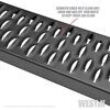 Westin Grate Step Nerf Bars with Custom Install Kit - 6-1/4" Wide - Black Powder Coated Steel Fixed Step 27-74705-1895