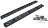 Westin Grate Step Nerf Bars with Custom Install Kit - 6-1/4" Wide - Black Powder Coated Steel Rectangle 27-74725-1645