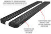 Westin Grate Step Nerf Bars with Custom Install Kit - 6-1/4" Wide - Black Powder Coated Steel Cab Length 27-74725-1545
