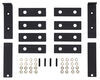 Westin Grate Step Nerf Bars with Custom Install Kit - 6-1/4" Wide - Black Powder Coated Steel Rectangle 27-74745-1285