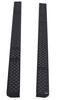 Westin Grate Step Nerf Bars with Custom Install Kit - 6-1/4" Wide - Black Powder Coated Steel Black 27-74745-1725