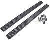 Westin Grate Step Nerf Bars with Custom Install Kit - 6-1/4" Wide - Black Powder Coated Steel Black 27-74765-1775
