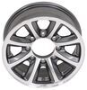 Aluminum Bearcat Trailer Wheel - 16" x 6" Rim - 8 on 6-1/2 - Gunmetal Gray 8 on 6-1/2 Inch 274-000039
