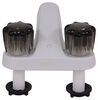 RV Bathroom Faucet - Dual Knob Handle - White Dual Handles 277-000004