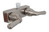 indoor shower outdoor rv valve w/ vacuum breaker - dual teacup handle satin nickel