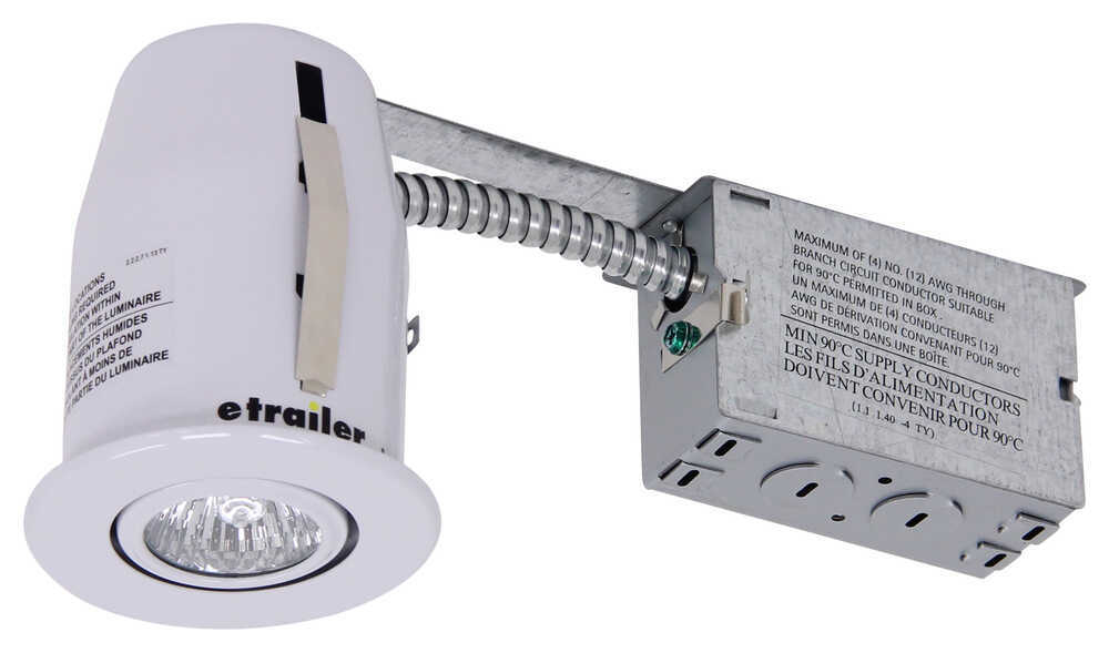 Recessed Light Fixture with Gimbal Trim Ring - 3" Canarm ...