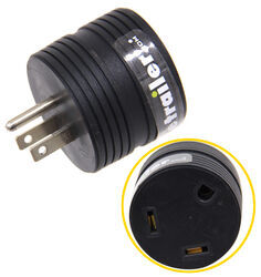 Epicord RV Power Cord Adapter Plug - 30 Amp Female to 15 Amp Male - 277-000136