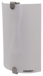 Gustafson RV Wall Sconce - Satin Nickel - White Acrylic Shade