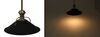 Gustafson RV LED Pendant Light - Ceiling Mount - Satin Nickel - Textured Black Surface Mount 277-000451