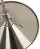 pendant light 11 inch diameter gustafson 12v rv led w/ shade - 19 tall satin nickel