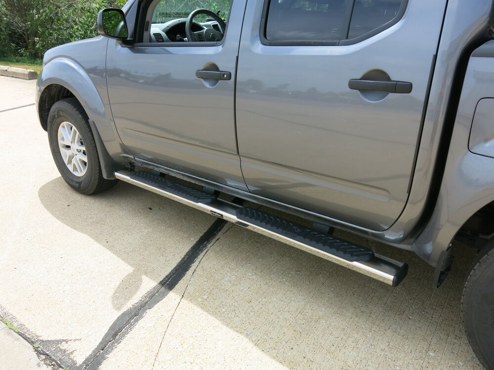2018 Nissan Frontier Westin R5 Nerf Bars - 5 Wide - Polished Stainless  Steel