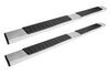 nerf bars rectangle westin r7 - 7 inch wide polished stainless steel
